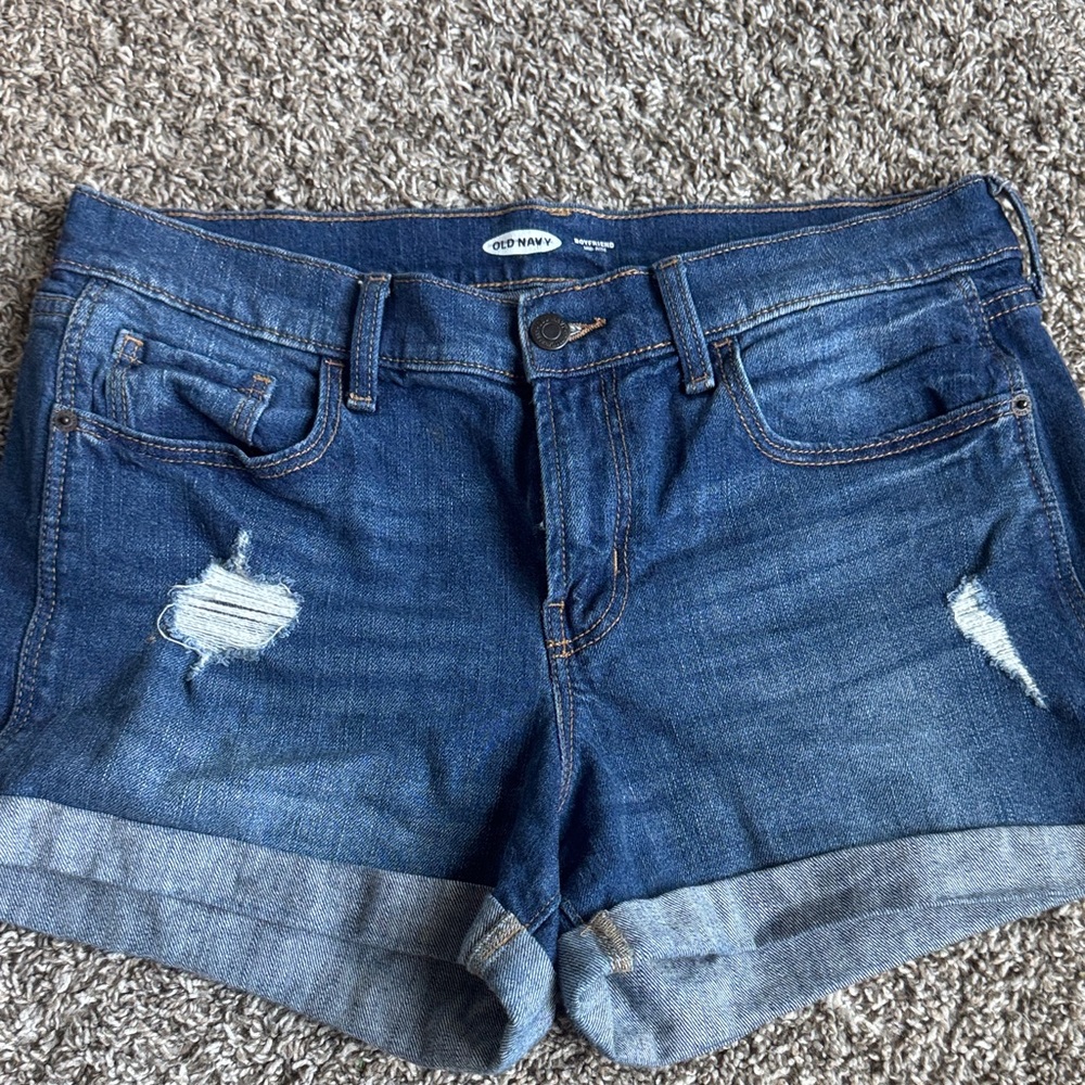 Old Navy Women's Distressed Blue Jean Shorts